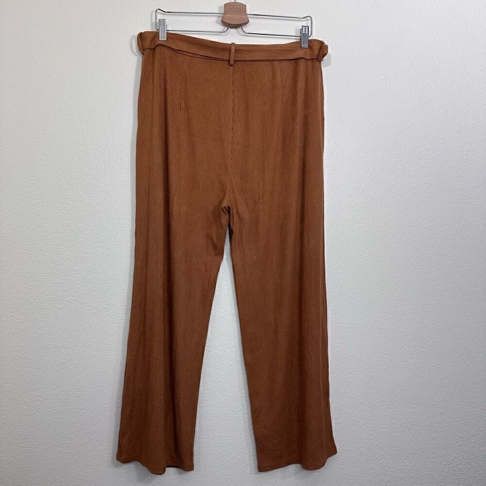 HP 🎉 House of Harlow 1960 x REVOLVE Ribbed Pants in Cognac Size XL - Picture 11 of 11